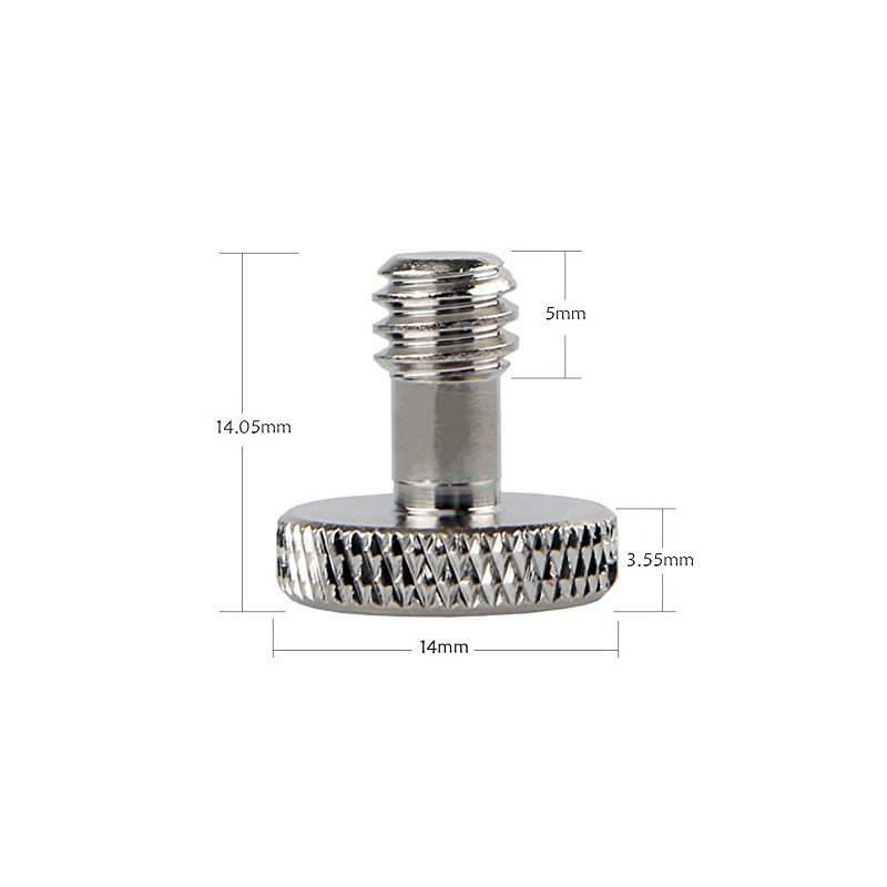 NICEYRIG 1/4 Inch Camera Tripod Screw Adapter Connector DSLR Camera