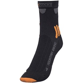 X-Socks Men's Mountain Biking Socks - Black, Size 35 - 38