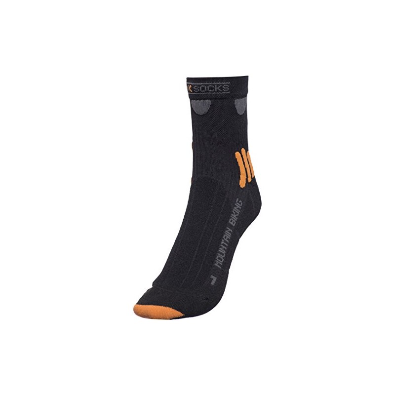X-Socks Men's Mountain Biking Socks - Black, Size 35 -