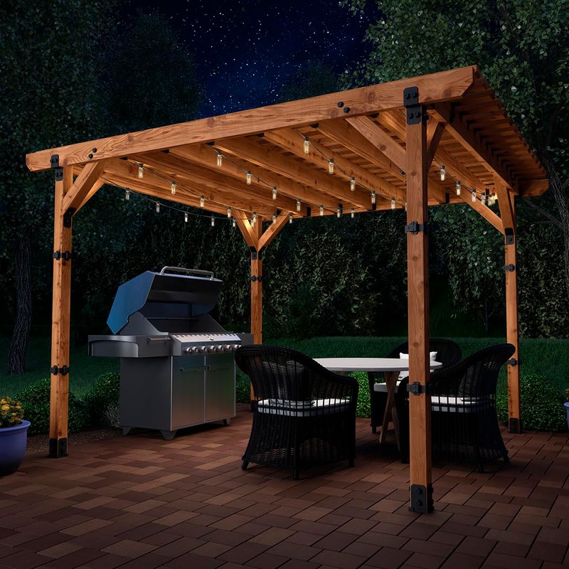 Ozco Ironwood Lite 6x6 Post Base Kit, Includes 1 Post