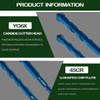 JOERIC Blue 8mm Masonry Drill Bit Set, 5PC 5/16” Concrete