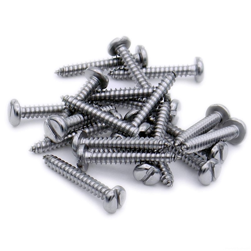 No.8 x 0.625 (4.2mm x 16mm) Slot Pan Self-Tapping Screw