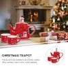 Cabilock Christmas Snowman Teapot Tea Cup Set Christmas Teapot Ceramic