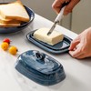 Hasense Ceramic Butter Dish and Spoon Rest, Salt and Pepper