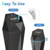 SINSEN Car Trash Can, Garbage Bin Mini Trashcan, Interior Automotive
