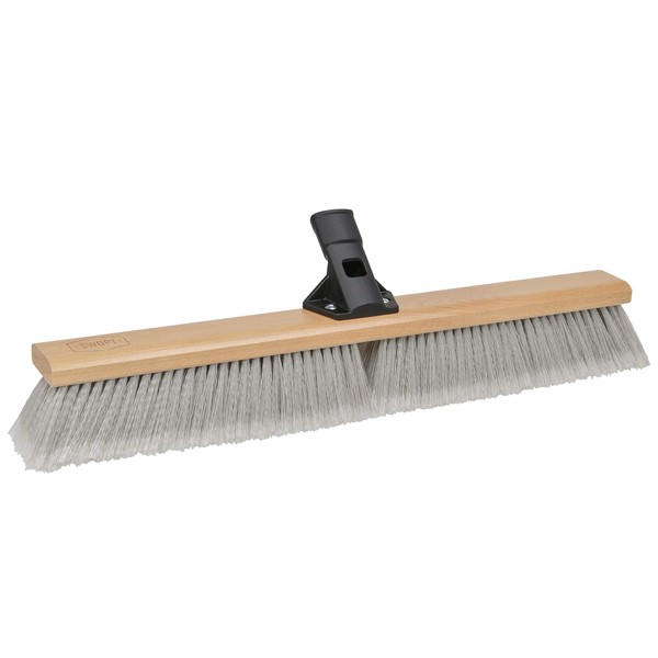 SWOPT 24” Premium Multi-Surface Push Broom Head — Indoor and Outdoor Push Broom — Cleaning Head Interchangeable with All SWOPT Cleaning Products for More Efficient Cleaning and Storage