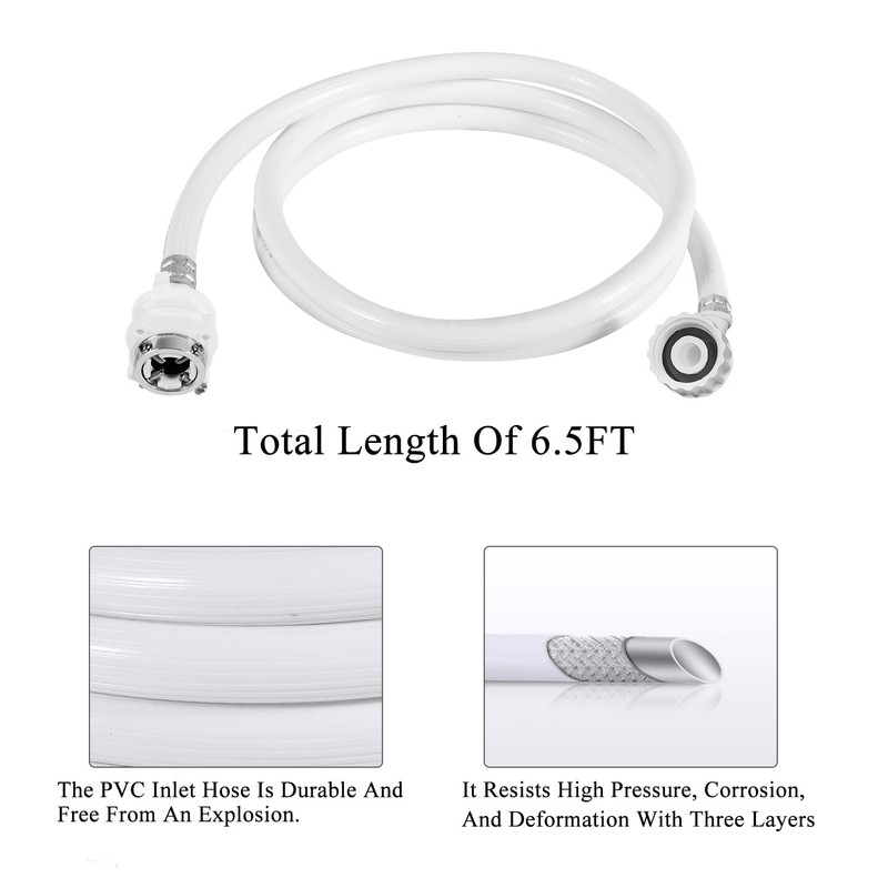 Washing Machine Water Inlet Hose, (Burst Proof) Water Connection Inlet