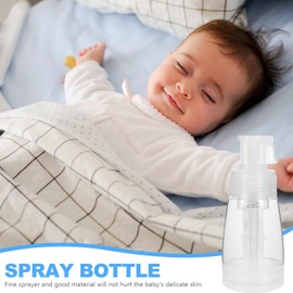 FOMIYES Barber Powder Spray Bottle - 180ml Refillable Talcum Powder and Hair Fiber Applicator for Salon, Home and Travel - Empty Cosmetic Powder Blower