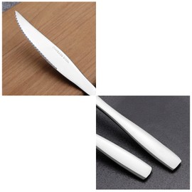 Eagrye Cuchillo de Carne de Acero Inoxidable Juego de 8, Cuchillo de Carne de Acero Inoxidable