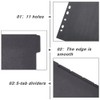 SUPERFINDINGS 20 Sheets Thick 11 Hole 5 Tabs Paper Folder