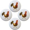 Strutting Rooster Ceramic Cabinet Drawer Pulls Knobs (Set of 4 Knobs)