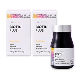 Labtrision Biotin Plus 60 tablets 2 boxes Protein metabolism energy production pantothenic acid / 랩트리션 비오틴 플러스 60정 2박스 단백질대사 에너지생성 판토텐산