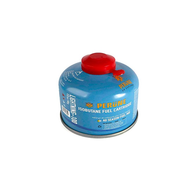 Perune Iso-Butane Camping Fuel Gas Canister All Season Mix -