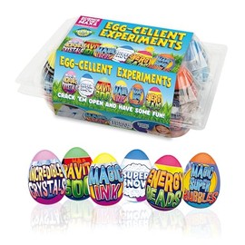 Be Amazing! Toys Egg-Cellent Experiment - 6 Pack Science Experiments for Children- Egg-Shaped Activity Kit for Boys and Girls - Easter Party Favor or Basket Stuffer - STEM for Kids 8+