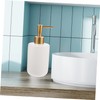 BUGUUYO Hand Soap Dispenser Pump Bottle Refillable Lotion Container for