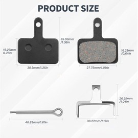 Premium Disc Brake Pads for Bicycles, Set of 5, Compatible with Shimano, Tektro, TRP & Deore, High-Quality Brake Pads for MTB, E-Bike & Mountain Bikes, Durable and Wear-Resistant