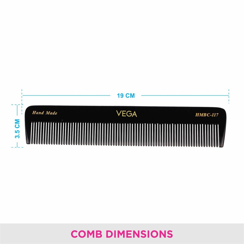 Vega Dressing Comb, black, 30 g