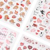 12 Hojas de Pegatinas para Decoración de Uñas - Calcomanías