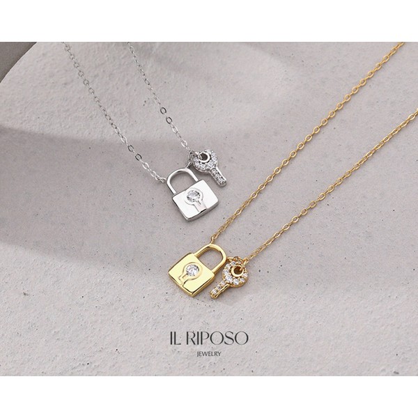 Promise Love Necklace • Love Necklace In Sterling Silver • Valentines Day Gift For Her • Valentines Day Gift For Him -- N3053