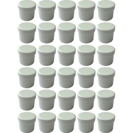 30 Salbendosen hoch, 25ml Inhalt weiß