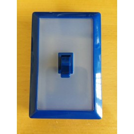 PrizePro Light Switch Night Light w/Adhesive Back - Light up The Night! In Blue.