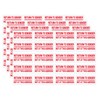 120Pcs Return to Sender Not at This Address Stickers, 2.5x1.18