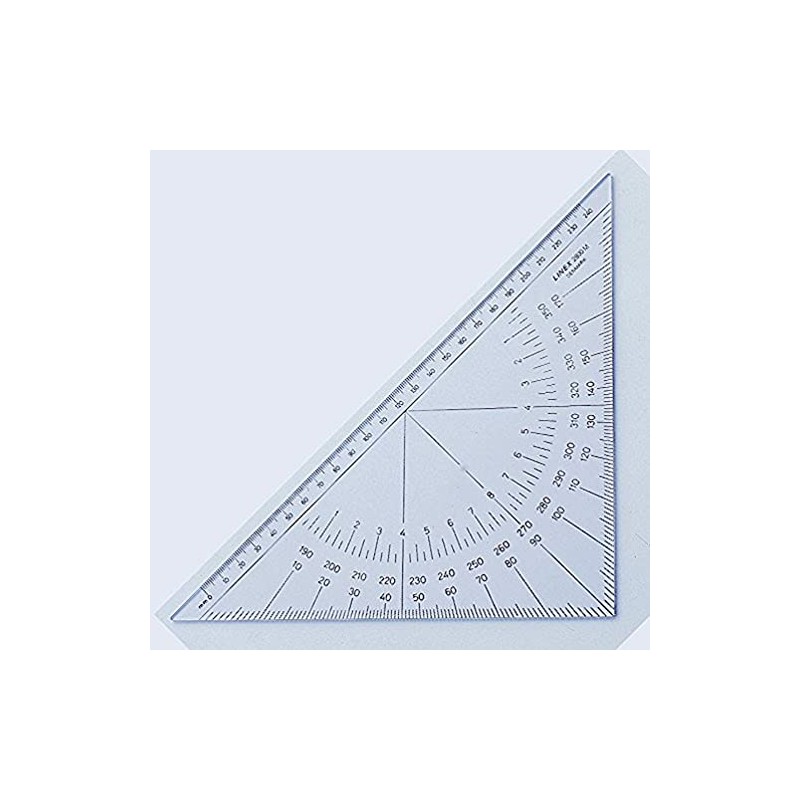 Linex 2800MH Nautical Protractor, Navigation Course Triangle, 28 cm, Length
