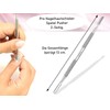 Professional pusher cuticle pusher made of rust-proof stainless steel