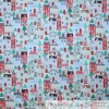 Makower UK BonEful Fabric FQ Cotton Quilt White Red Green