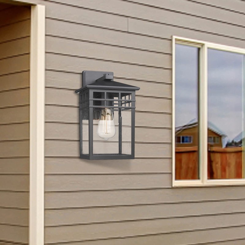 Diyel Outdoor Light Fixture Wall Mount, Modern Exterior Lights Fixture