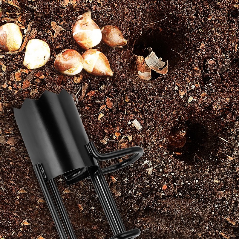 BARAYSTUS Bulb Planter Tool Long Handle, Tulip Bulb Planter Tool