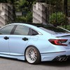 2X Sport Style Quarter Window Scoops Louvers for Honda Accord