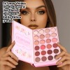 5 En 1 Paleta Sombras, Contorno, Iluminación, Labial Y Rubor