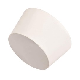 sourcing map Conically shaped solid rubber plug for laboratory tube plug size, white, highly elastic, # 14-1 piece