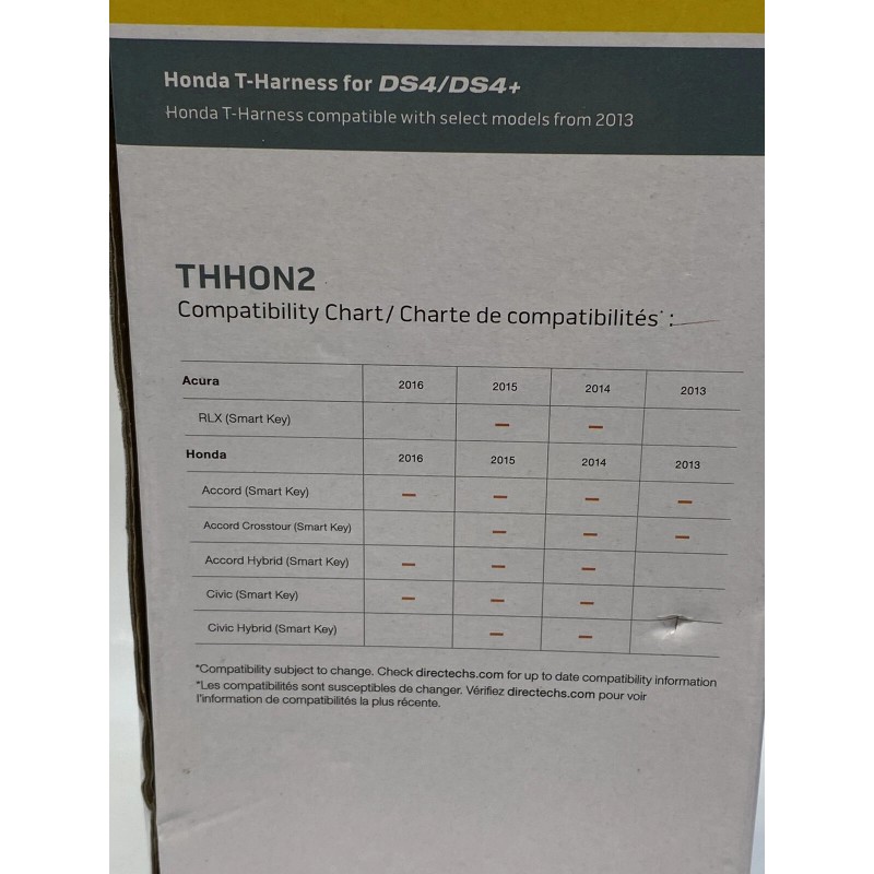 Directed THHON2 Honda/Acura T-Harness for DS4/DS4+