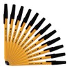 Monami 153 Sticks Ballpoint Pen 1.0 Mm Dozen Box (Black