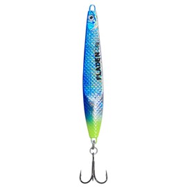 FLADEN Wave Sweeper Surf Fishing Bass Lure, Long Casting - 28g/10cm, Multiple Colours (Silver Blue Yellow, 28g) [16-132801]