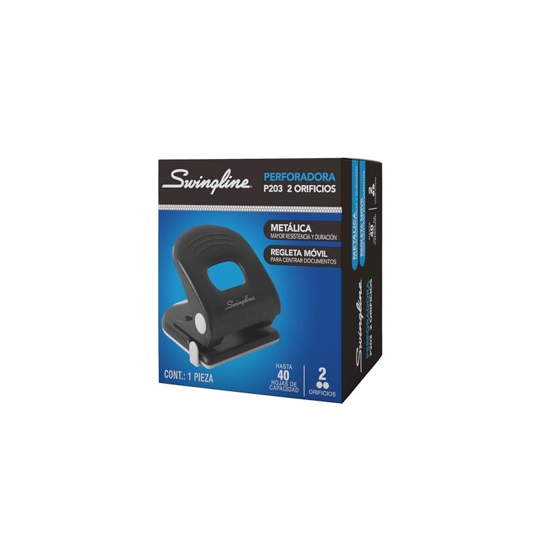 Swingline Perforadora 2 Orificios 40 Hojas Metálica P6783