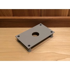 Elephant Foot Risers Flattop Riser 3.5" x 5.5" x 1" - Red