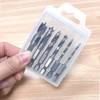 Bestgle 6 Pcs Brad Point Drill Bits, 1/4 Inch Hex