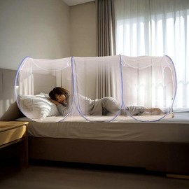 One-Touch Portable Camping Bed Mosquito Net Single Option