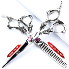 Hairdressing Scissors Super Sharp Hairdressing Scissors 6 Inches / 7 Inch Scissors for Cutting Hair, Stable Hand Feel (6 Inches, Pack of 2)