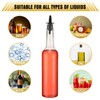 Tioncy 10 Sets 15oz Plastic Liquor Bottles with Pourers Sets