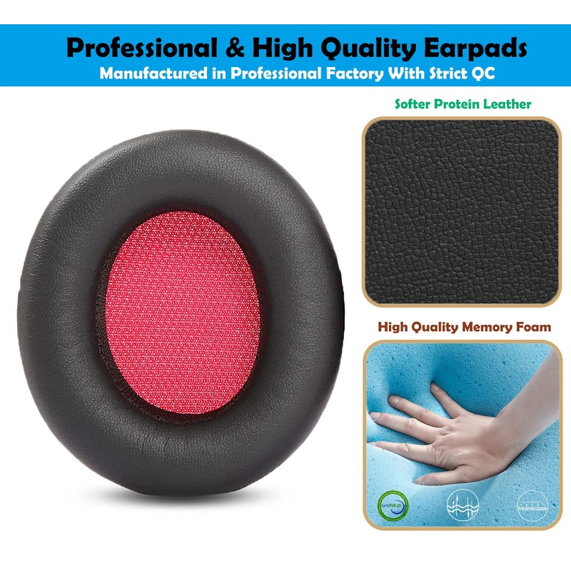 DowiTech Premium Headphone Replacement Ear Pads Cushions Headset Earpads Compatible