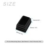 METALLIXITY Rectangle End Caps (30 x 20mm) 24Pcs, Plastic Rectangle