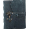 Leather Journal with lined Deckle Edge Paper 8x6 inch Vintage