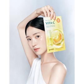 Goudal [구달] NEW 청귤비타C 잡티케어 세럼마스크 알파 5매 [Goodal] NEW Green Tangerine Vita C Spot Care Serum Mask Alpha 5 Sheets