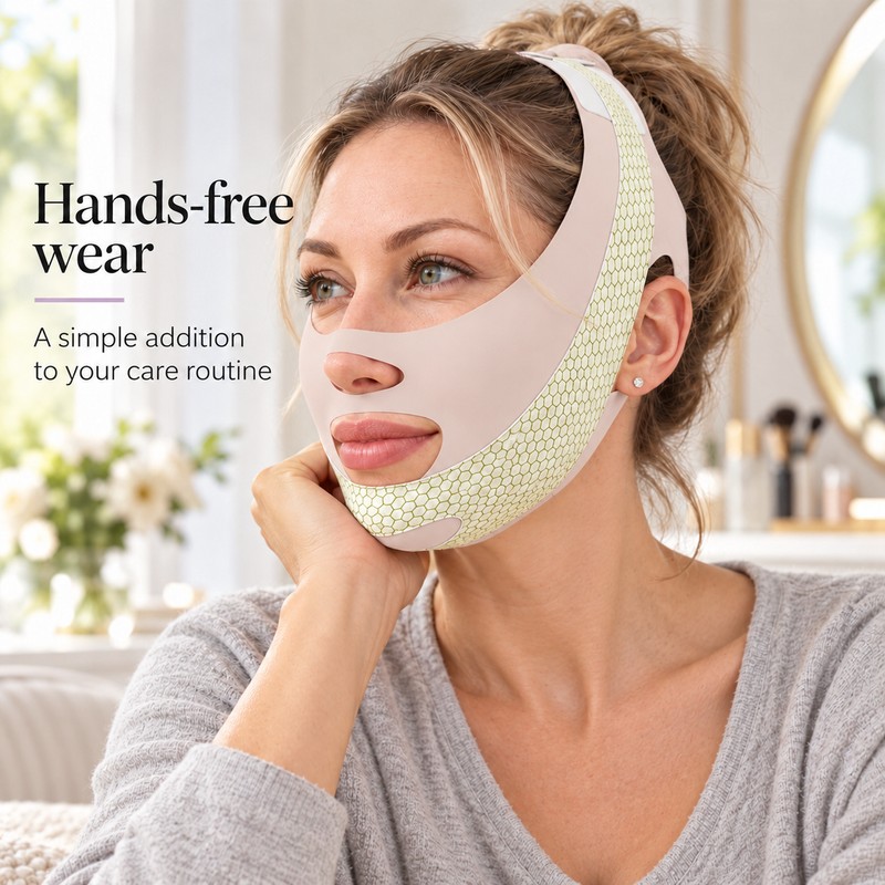 Face-Lift With Sleep Face V Shaper Facial Slimming Bandage Relaxation