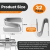 Yudylg 32 Pack Connecting S Hook for Wire Shelf System,Wire