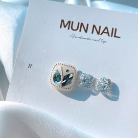 MunNail Butterfly Paddy Tip - No. 5 / MunNail 버터플라이 패디팁 - 5호